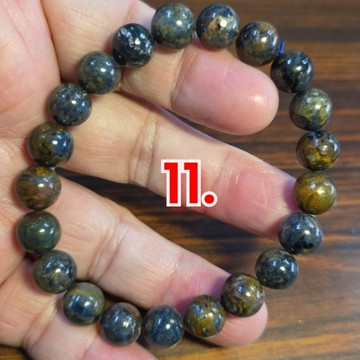 彼得石 手鍊 手環 手珠 風暴石 地球紋 油畫意象 9mm 天然❤水晶玉石特賣#F002-5