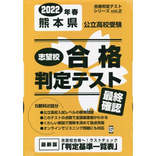 熊本県公立高校受験最終確認