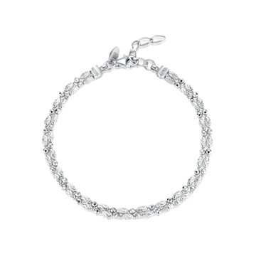 【Forever K】 雙色雙圈颱風珠手鏈 16cm 多款任選