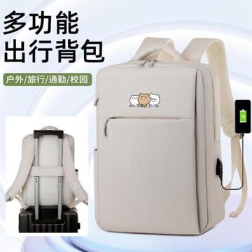 適用華為筆記本MateBook14S電腦包14英寸雙肩包D14/D16/15.6英寸16S背包16寸男女學生書包防水防震氣囊箱包