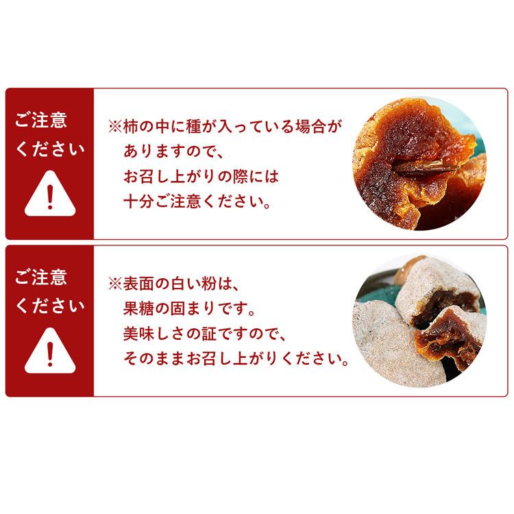 あんぽ柿 干し柿 詰め合わせ ギフト 500g以上 8個入り(4個×2種) 岡山県産 産地直送 西条柿 贈答用 柿 干柿 産直 冷凍便 同梱不可 指定日不可