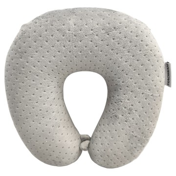 PUSH! 托背款旅行枕 灰色  30 x 14 x 9cm