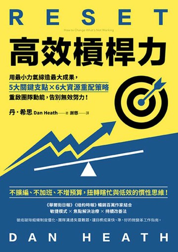 【電子書】高效槓桿力：用最小力氣締造最大成果，5大關鍵支點╳6大資源重配策略，重啟團隊動能，告別無效努力！