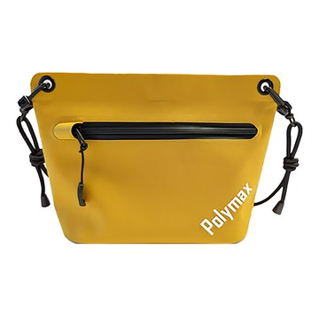 Polymax 寶麗美斯 防水隨身三角包  223 x 138mm  葵花黃