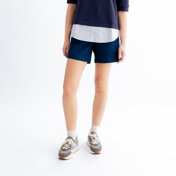 【Vacation Vibe】女裝-牛仔短褲-深藍色