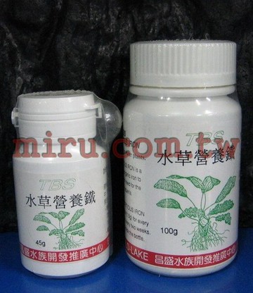 【西高地水族坊】翠湖TBS 固態鐵 水草營養鐵(晶體)(45g)
