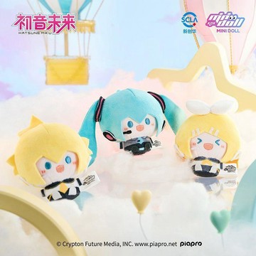 【動漫周邊✅】minidoll迷你多初音未來wow娃偶樂園官方正版周邊圓滾滾毛絨掛件