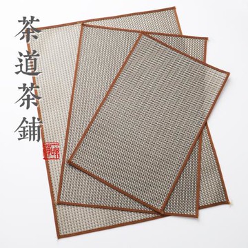 茶碗過濾茶桌布墊吸水布茶盤泡茶速干隔水墊麻布筆洗布料桌布墊子