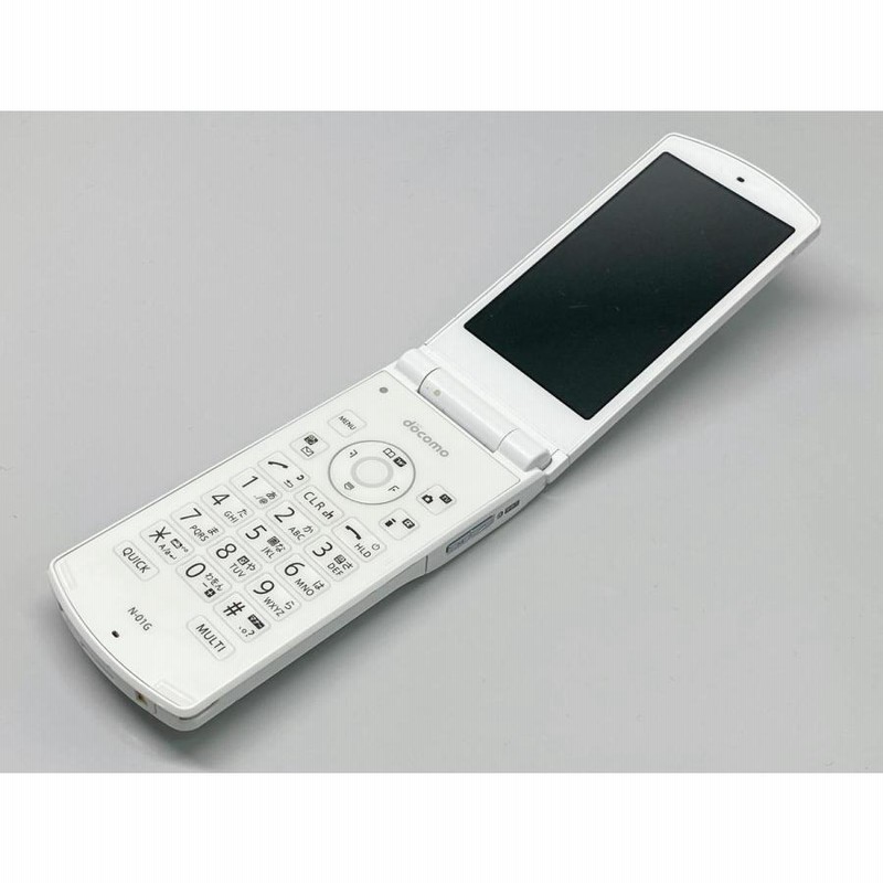 docomo N-01G ホワイト ドコモ ガラケー 白ロム | LINEショッピング