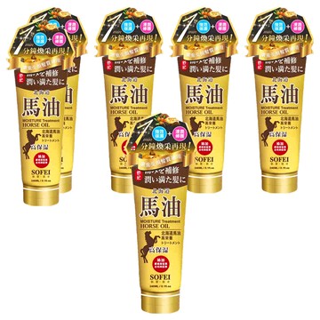 SOFEI 舒妃 北海道馬油強效保濕護髮膜  240ml  6件