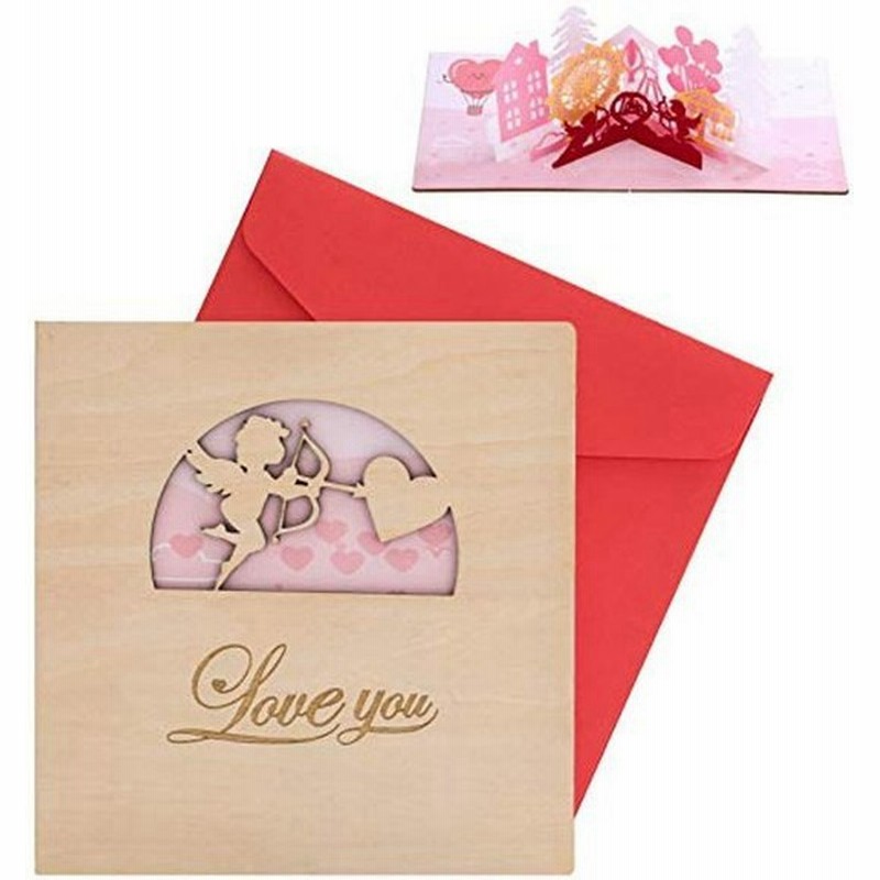 グリーティングカード 木製記念日カード 誕生日カード 木製のグリーティングカード 手作りの誕生日カード メッセージカード バレンタインデー 通販 Lineポイント最大get Lineショッピング