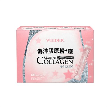 威德 海洋膠原粉+鐵 60包