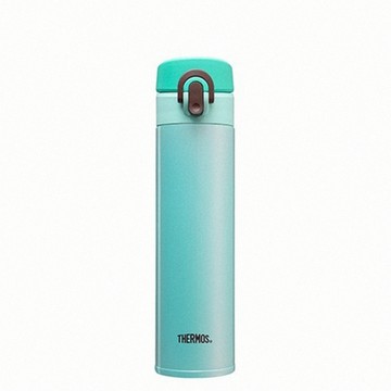【THERMOS 膳魔師】不鏽鋼彈蓋真空保溫瓶 400ml-薄荷綠( JNI-400-MNT)