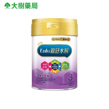 美強生 親舒水解 3號 部分水解蛋白幼兒成長配方 800g/罐 大樹
