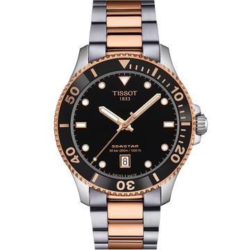 TISSOT 官方授權 Seastar 1000 T120.410.22.051.01 海洋之星300米潛水錶 開學新裝備-40mm T1202102205101