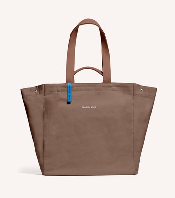 【客製化禮物】16盎司咖啡色Library Tote 重磅帆布托特書袋