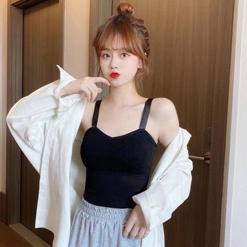 ZUCA”S - 鏤空內衣交叉小背心 - WA-1866