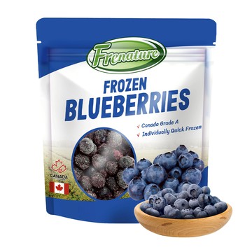 Frenature富紐翠 IQF急速冷凍 加拿大A級冷凍藍莓 每包350g，24包免運【黑貓冷凍宅配】限箱購 數量下24
