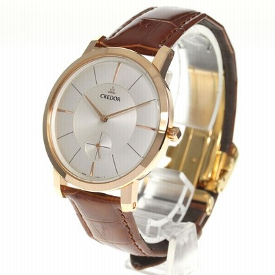 SEIKO セイコー 6898-00P0 クレドール K18PG スモールセコンド