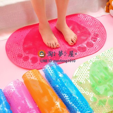 大號浴室防滑墊淋浴洗澡沖涼隔水腳墊衛生間廁所吸盤防滑墊子【淘夢屋】