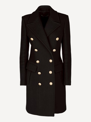 Balmain Double Breasted Coat