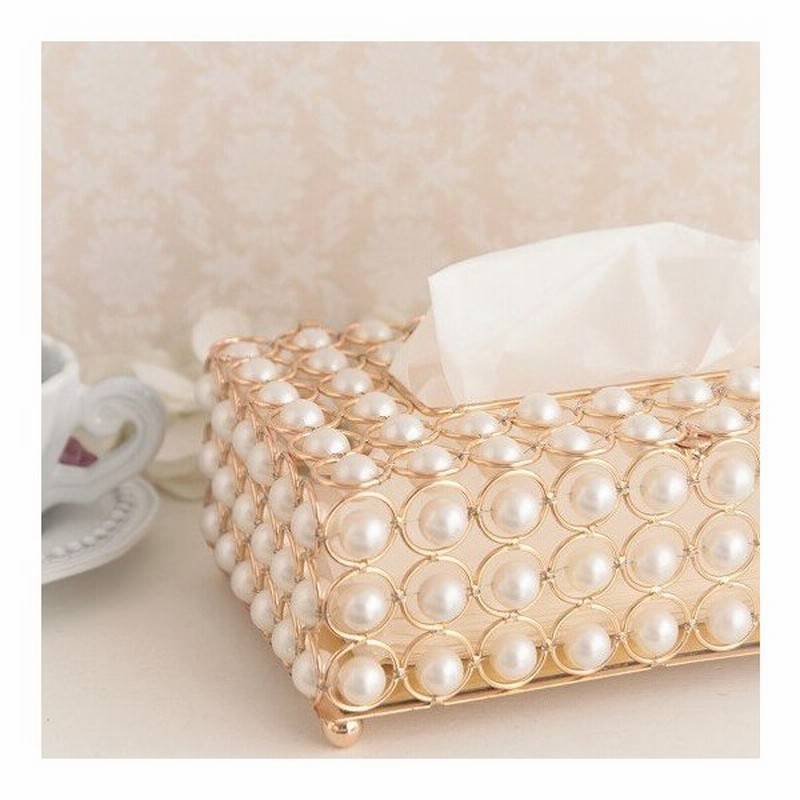 パール ティッシュボックス ボックスティッシュケース ティッシュケース かわいい 可愛い おしゃれ オシャレ 通販 Lineポイント最大0 5 Get Lineショッピング