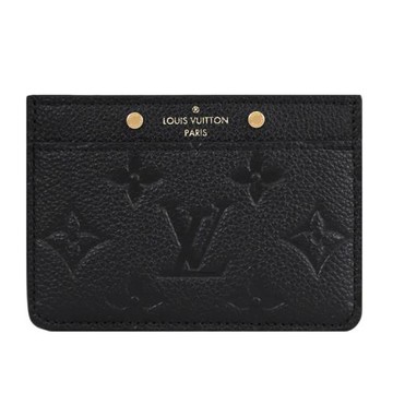 Louis Vuitton LV M69171 Monogram Empreinte 經典壓花卡片夾.黑