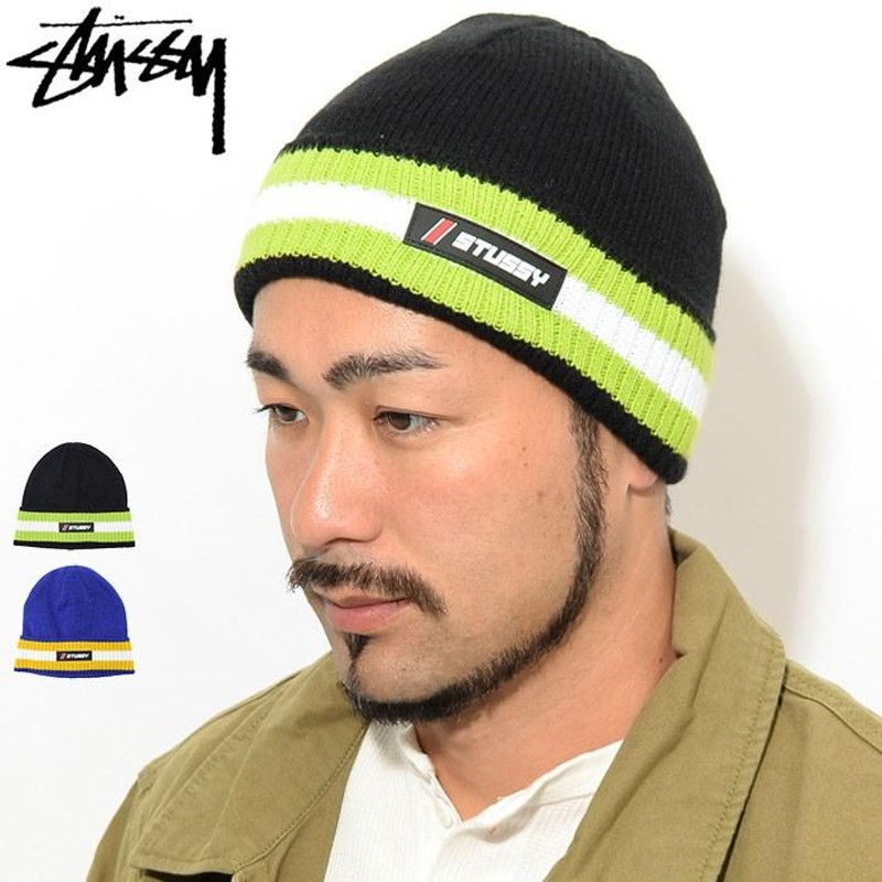 ステューシー ニット帽 STUSSY Striped Cuff ( stussy beanie ビーニー