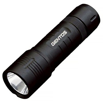 GENTOS 小型手電筒 140流明 IP54 DM-143B  黑色  1個