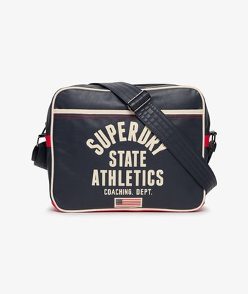 Superdry Women's Retro Alumni Messenger Bag Navy Size: 1SIZE