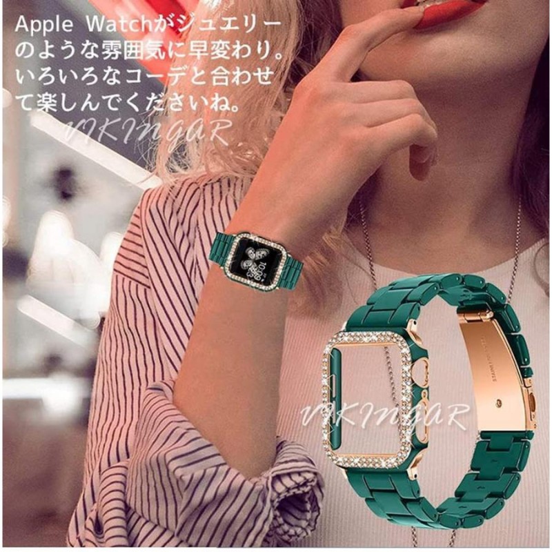 Apple Watch バンド 40mm ケースセット アップルウォッチ 黒