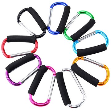 居家寶盒大掛鉤 超大嬰兒推車 便利鋁合金 登山掛鉤 推車掛鉤 推車置物 手提掛鉤繩索釦嬰兒車掛勾