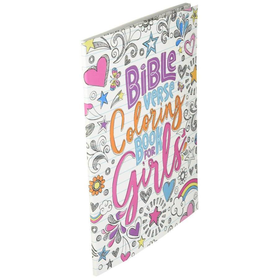 Bible Verse Coloring Book for Girls: 35 Color Pages of Lettering Art of Ins