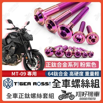 【翔好機車】MT09 鈦螺絲 MT 09 全車螺絲 粉紫 鈦合金螺絲 螺絲 鐵板牙 車殼螺絲 後照鏡螺絲 mt09改裝
