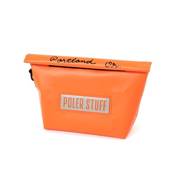 日本限定 POLER HIGH&DRY PVC LUNCH CARRY BAG / HIGH&DRY 戶外防水餐提袋 / 橘色