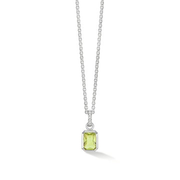 Peridot Octagon Necklace