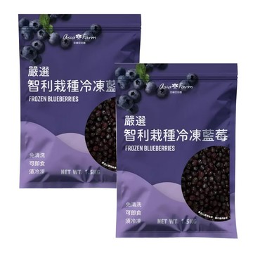 進口水果 【亞細亞田園】冷凍智利藍莓x2包(1.5kg)