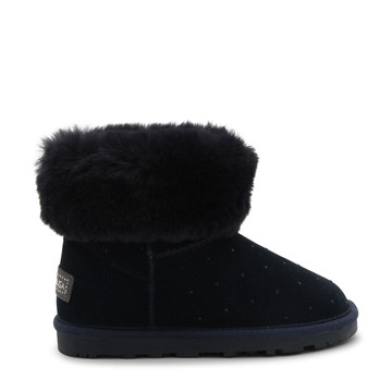 Monnalisa - Navy Suede Boots