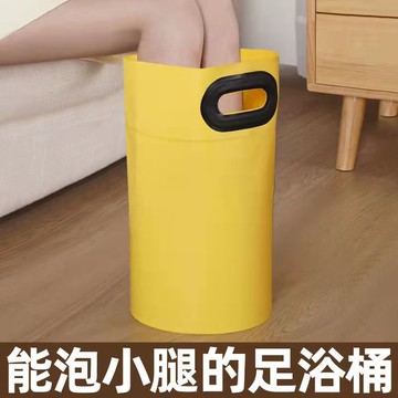 熱賣爆款便攜式泡腳袋可折疊泡腳桶過小腿過膝家用保溫洗腳盆戶外旅行水盆 A2xQ