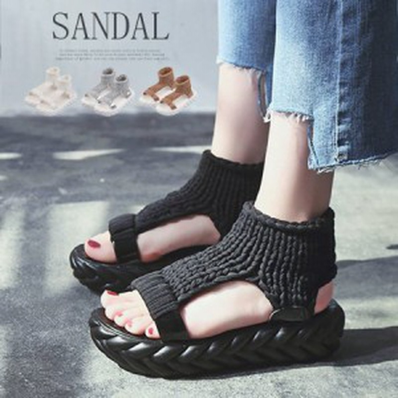 信頼】 サンダル 厚底サンダル 白 38レディース シューズ スポーツ