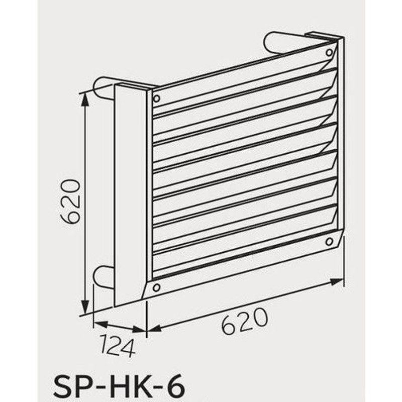 室外機 風向ガイド(SP-HK-8) - 冷暖房/空調