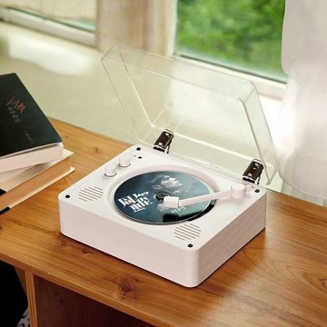 時光歲月復古CD機播放器手機藍牙音響光盤碟黑膠專輯生日禮物跨境【Snowbelle優選】