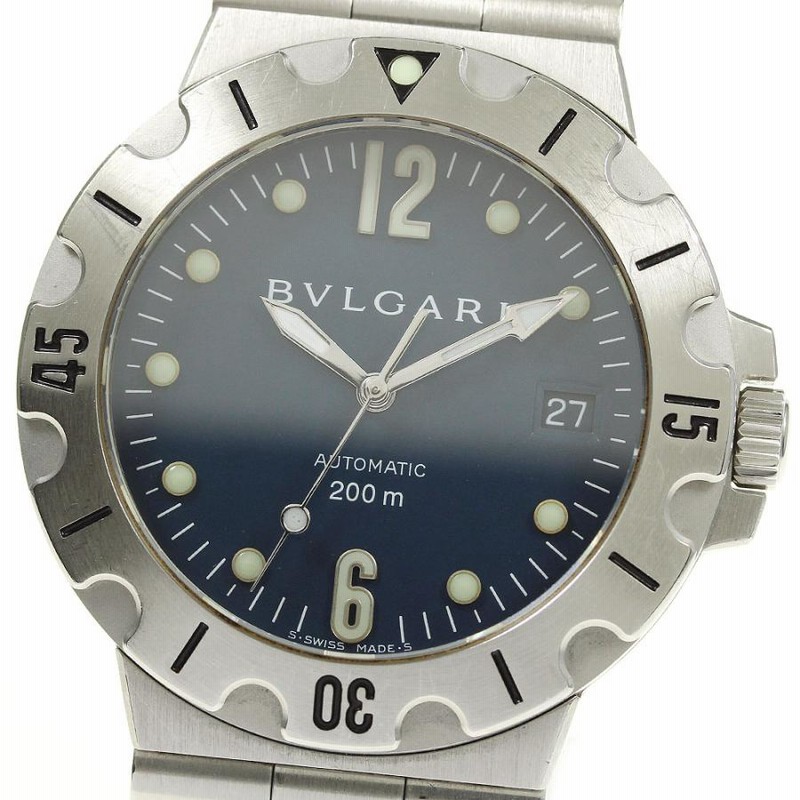 BVLGARI】ブルガリ ディアゴノ スクーバ デイト SD38S 自動巻き メンズ 