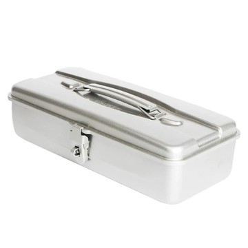 TRUSCO 流線型工具箱 TY-370SV 銀色  37.4 x 16.4 x 11.4cm  1個