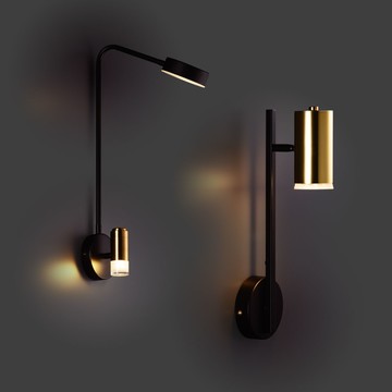工業風角度可調壁燈(附燈泡) 40-70731、70732