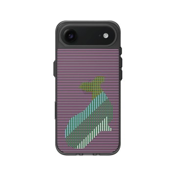 iPhone Air Clear (相機按鈕) 酷墨灰 - The Wildlife Collection 動物野境系列 - 藍鯨 - 線條版