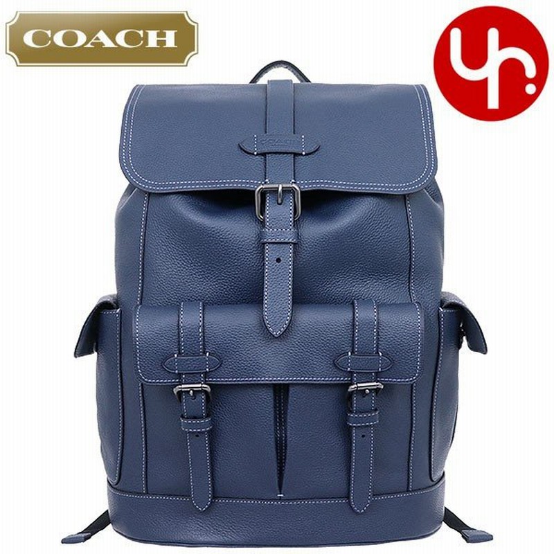 豪奢な コーチ coach リュック バックパック BACKPACK レザー ハドソン