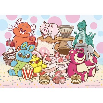 迪士尼Disney 甜點美食系列 拼圖(108片)-甜膩在一起