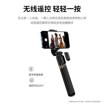 WP美國 新款防抖自拍桿助拍器帶補光燈L03迷你通用直播支架三腳架【Snowbelle優選】
