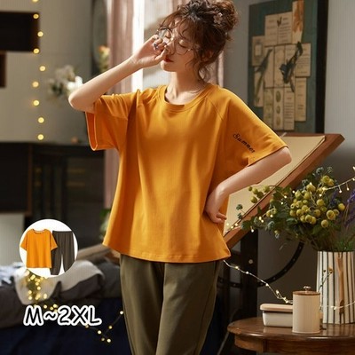 パジャマ レディース 春 秋 半袖 パジャマ ロングパンツ ルームウェア 上下セット パジャマ 可愛い 部屋着 韓国風 寝巻き パジャマ 通販 Lineポイント最大get Lineショッピング